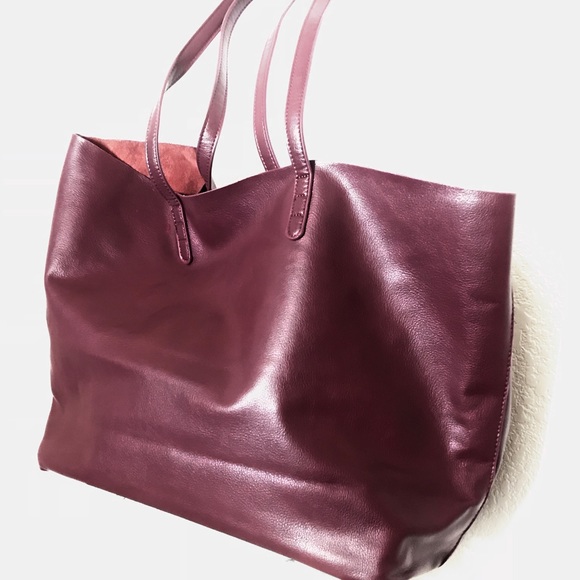 Genuine leather wine large shopping bag23"x1"'x8" - Picture 2 of 7